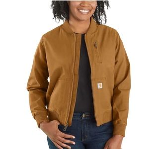 Carhartt RUGGED FLEX® RELAXED FIT CANVAS JACKET size Medium